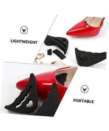 4 Pairs Toe Plug Sponge Shoe Pads - Cushions & Inserts for Women s Casual Shoes | Comfortable Toe Cushions & Filler Inserts - Buy Online on GoSupps.com