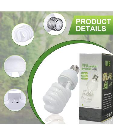 Reptile Light UVB 10.0 Lamp for Desert Animals | Enhance D3 Synthesis & Calcium Absorption | Energy Saving Fluorescent Tube - 26W - Buy Online on GoSupps.com