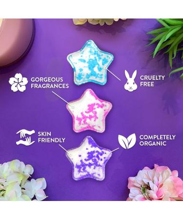 3 x Star Value Bath Bomb Gift Set - Luxury Rich Fizz Bath Bombs for Women & Teens | Ideal Secret Santa, Christmas, Birthday Gift - Buy Online on GoSupps.com