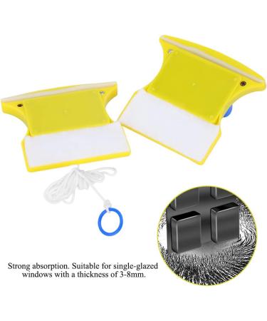 Glass Window Cleaner Square Double Sided Magnetic Window Cleaner Window Brushes Glass Wiper Cleaning Tool - Buy Online on GoSupps.com