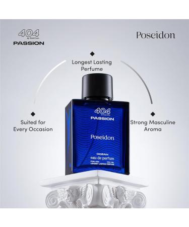 HINDAVA Bold Care Poseidon Ocean Perfume for men - Experience the Essence of the Sea - 100 ml - Buy Online on GoSupps.com