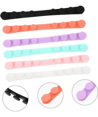 Minkissy 6-Pack Anti-Le-ear Mask Extensions | Reusable Silicone Ear Caps for Kids | Soft Comfortable Face Mask Holders - Buy Online on GoSupps.com