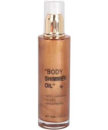 Face Body Luminizer Non Fast Absorption Body Highlighter Oil Long Lasting 100ml Multipurpose for Cheek Clavicle Shoulder (Golden Bronze) - Buy Online on GoSupps.com