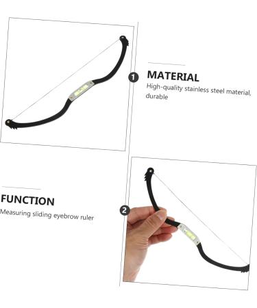 FOMIYES 3pcs Bow Eyebrow Ruler Make up Kit Eyebrow Shaping Kit with Stencils Eyebrow Line Marker Draw a Line - Buy Online on GoSupps.com