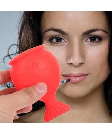 Baluue 2 Pcs Lips Enhancer Plumper Device Silicone Fish Shape Lip Plumper Natural Pouting Mouth Tool for Women Girls - Buy Online on GoSupps.com