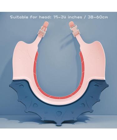 Fusacony Adjustable Baby Shampoo Cap - Tear-Free Hair Washing for Kids 0-9 Years | Safe & Comfortable Shower Hood (Blue) - Buy Online on GoSupps.com