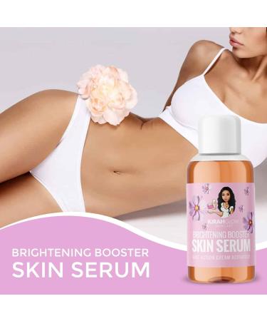 KirahGlow Brightening Booster Serum for Face - Enhances Toning Cream Hydrating Anti-Aging Serum with Niacinamide & Vitamin E for Glowing Skin Smooth & Lightweight Formula for Uneven Skin Tone - Buy Online on GoSupps.com