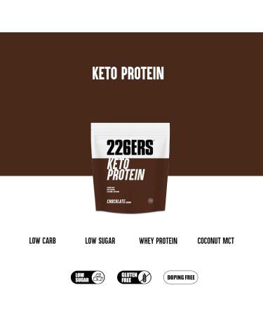 22ERS Keto Protein|Prot ine de Lactos rum pour les R gimes C tog nes Haut en Prot ine et Graisses Faible teneur en Glucides et Sucres Sans Gluten Chocolat - 500gr Chocolat 500 g - Buy Online on GoSupps.com