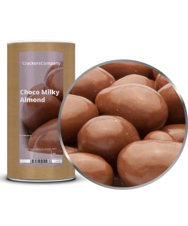 Crackerscompany 1 x 900g of almonds in whole milk chocolate fresh cocoa almonds in milk chocolate vegetarian gluten-free