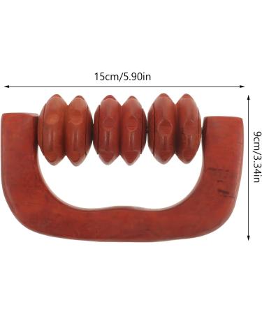 Buy Wooden Massage Roller - Self Massage Tool for Back Neck & Legs | Anti-Stress Relief | International Shipping - Buy Online on GoSupps.com