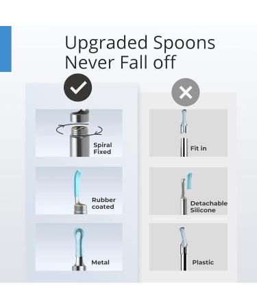 Visual Ear Stick Endoscope - Painless Ear Wax Removal Tool with Camera - Rechargeable Ear Otoscope Cleaner for Family - Electric Ear Scoop (White) - Buy Online on GoSupps.com