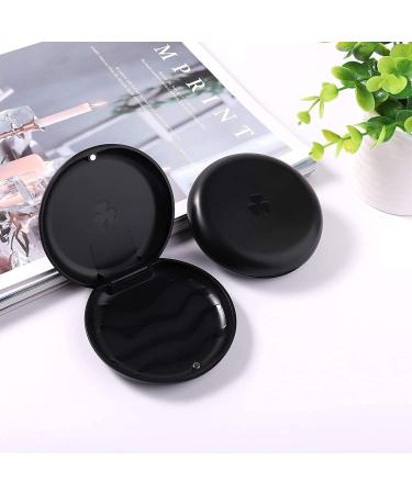 BICASUU (2 Pack) Retainer Case Solid Orthodontic Retainer Case (Black) - Buy Online on GoSupps.com
