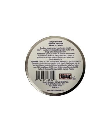 Murray's Billey's Beard Balm - Premium Beard Care for All Skin Types | Worldwide Shipping Available - Buy Online on GoSupps.com