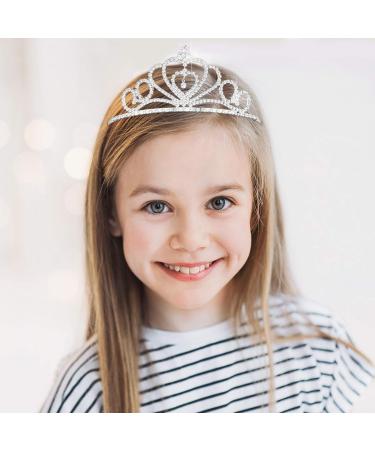 FRCOLOR Rhinestone Crystal Tiara Crown 2 Pack for Wedding, Bridal, Prom, Birthday, Pageant - Princess Tiara Headband - Buy Online on GoSupps.com