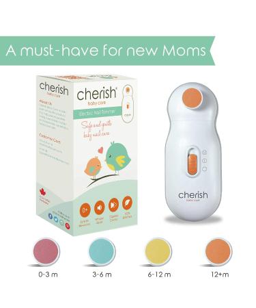 Electric Baby Nail File Trimmer - Safe Infant and Toddler Nail Care | Baby Grooming Kit - Buy Online on GoSupps.com