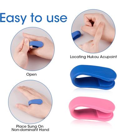 4-Piece Acupressure Clip Set for Migraine Relief | Hand-Clamp Anxiety Aid - Buy Online on GoSupps.com