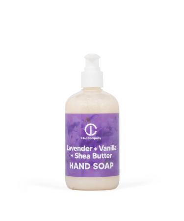C&J Company Hand Soap  Made with Shea Butter  Lavender + Vanilla Moisturizing Hand Wash  All Natural  Alcohol-Free  Cruelty-Free  12oz Vanilla 12 Ounce
