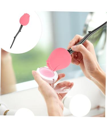 Ipetboom Rose Foundation Brush Creative Makeup Brush Tool Facial Tools Face Brush Rose Makeup Brush Makeup Tools Professional Makeup Foundation Applicator Abs Handle Cosmetic Red Miss Soft - Buy Online on GoSupps.com