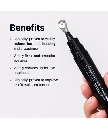 Revision Skincare D E J Eye Cream Clinically Proven to Reduce Under-Eye Fine Lines and Wrinkles with Peptides and Hyaluronic Acid for a Firmer Smoother Eye Area 0.25 fl oz - Buy Online on GoSupps.com