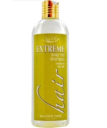 NaturOli Extreme Soap Nut Shampoo Normal to Dry Hair 16 oz (474 ml)