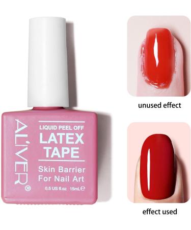 LTYYWBFB Liquid Latex Nails Peel Off Latex Tape for Nails Art Peel Off Cuticle Protector for Nail Painting Skin Barrier Protector for Gel Polish - Fast Drying Odorless Nail Polish Guard 15ML 15 ml (Pack of 1) - Buy Online on GoSupps.com