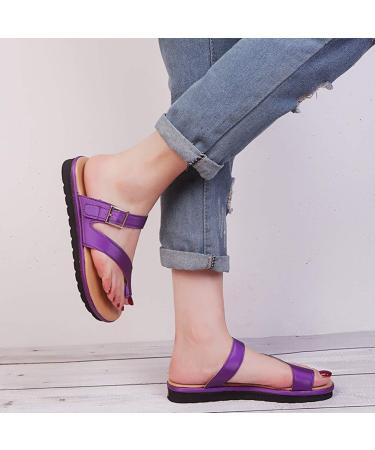 Creev Women's Flip Beach Sandals - PU Leather Casual Slippers & Non-Slip Outdoor Shoes - Summer Clip-Toe Flip-Flops (EU 36 & 37) - Buy Online on GoSupps.com