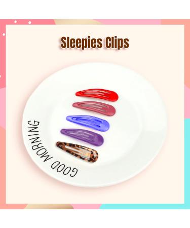 6Pcs 5CM School Colours Snap Hair Clips for Girls & Women - Tort | Novelty Hair Accessories - Buy Online on GoSupps.com