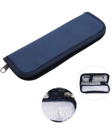 Diabetic Bag - Portable Insulin Cooler & Organizer for Diabetes | Travel Insulated Case in Navy Blue - Buy Online on GoSupps.com