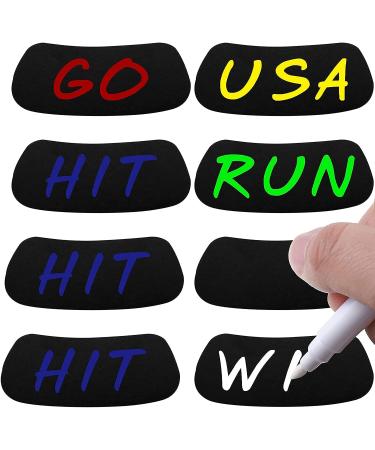 Jenleestar Kids Eye Black Stickers - 60 Pairs for Sports Fans | Breathable Eyeblack Strips for Baseball, Football, Softball, Lacrosse - Buy Online on GoSupps.com