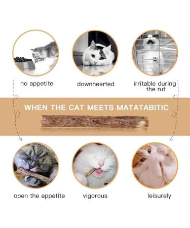 30 Catnip Sticks for Cats - Natural Matatabi Silvervine Chew Toys for Dental Health and Teeth Grinding - Catnip Toys for Kittens - Buy Online on GoSupps.com