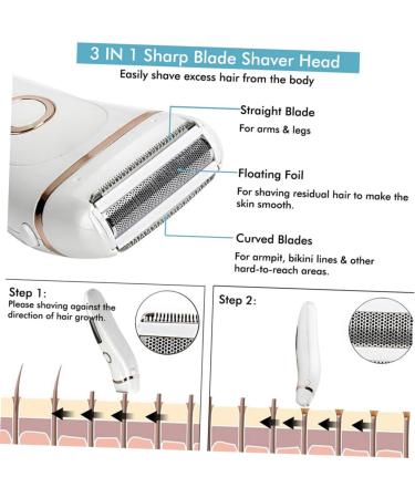 SKISUNO Womens hair trimmer Electric Womens Hair Shaver Electric Womens Hair Razor - Buy Online on GoSupps.com