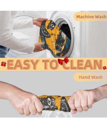 Yellow Racing Car Beard Bib Apron - Ultimate Beard Hair Catcher for Men | Perfect Father's Day & Christmas Gift for Dad & Husband - Buy Online on GoSupps.com