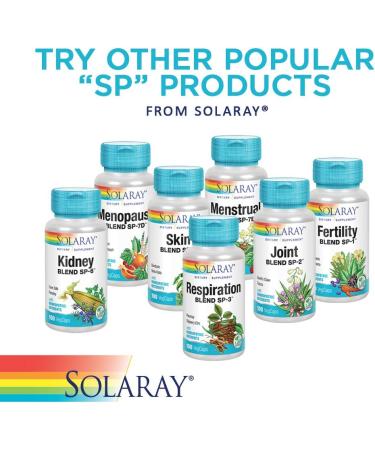 Solaray Female Hormone Blend SP-7C Black Cohosh 100 Capsules - Natural Menopause Support - Buy Online on GoSupps.com