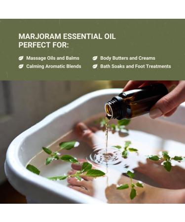 Marjoram Essential Oil - Aceite de Mejorana Direct from Egypt for Massage & Aromatherapy | Premium Therapeutic Grade (2lbs) Marjoram 32 Fl Oz (Pack of 1) - Buy Online on GoSupps.com