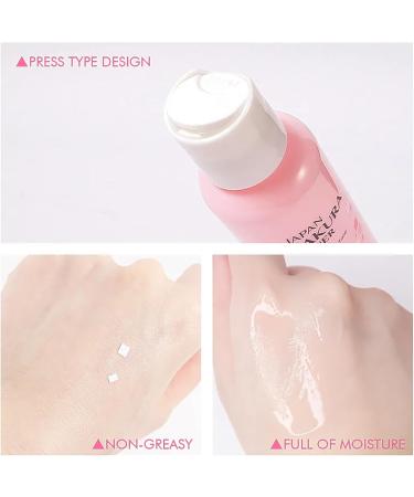 Sakura Toner for Face - Sakura Face Toner Essence Water - Sakura Water for Face - Moisture Hydrate Plump Facial Toner for Women - Smooth Tender Restore Elasticity - Improve Radiant Firm Lift Skin Pore - Buy Online on GoSupps.com