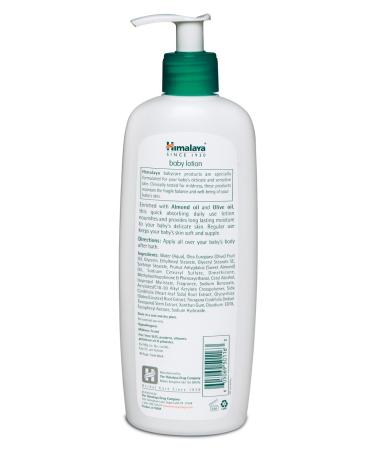 Himalaya Baby Lotion with Almond & Olive Oil - 13.53 fl oz (400 ml) - Gentle Moisturizer for Infants - Buy Online on GoSupps.com