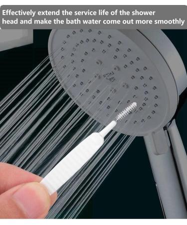 20PCS Anti-Clogging Shower Head Cleaning Brush - Multifunctional Nylon Bristle Cleaner for Pores, Nozzles, and Keyboards - Buy Online on GoSupps.com