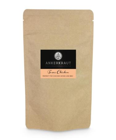 Ankerkraut Texas Chicken BBQ Rub spice mix for chicken wings chicken and pulled chicken 250g in bag 250g bag