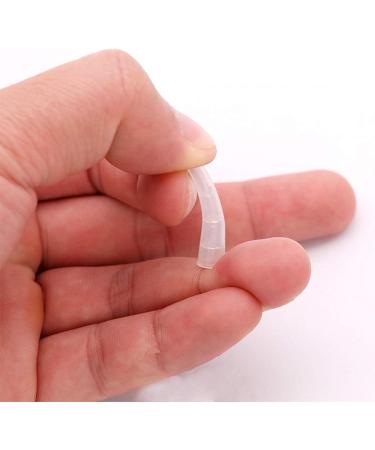 EORTA 50 Pcs Silicone Tweezer Tip Covers | Portable Safety Sheath for Eyelash Tweezer, Scissor & Shear | Transparent - Buy Online on GoSupps.com