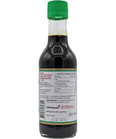 Kikkoman Less Salt Soy Sauce 250ml - Pack of 2 - Buy Online on GoSupps.com