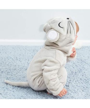 COOKY.D Unisex Winter Hooded Romper Jumpsuit 18-24 Months - Mouse - Buy Online on GoSupps.com