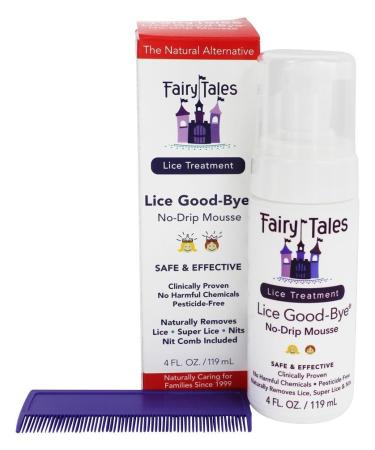Ft Lice Good Bye Mousse T Size 4z Fairy Tales Lice Good-Bye Treatment 4z