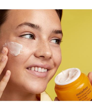 Innisfree Ginger Honey Nourishing Cream Face Moisturizer 1.69 Fl Oz - Hydrating Treatment - Buy Online on GoSupps.com