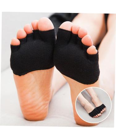 Beavorty Men's Casual 4-Pair Five Toes Socks | Cotton Semi-Socks & Slippers | No-Show & Half Socks for Sandals - Buy Online on GoSupps.com