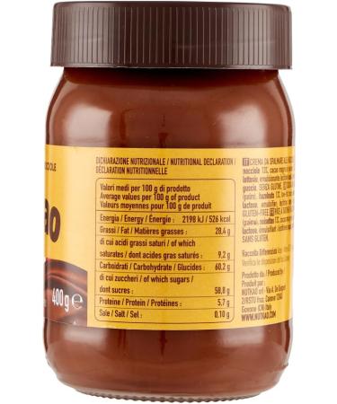 Italian Gourmet E.R. Nutkao Hazelnut Cocoa Spread Pack of 6 hazelnut cocoa spreads Italian cream 400g + Italian Gourmet Polpa 400g - Buy Online on GoSupps.com
