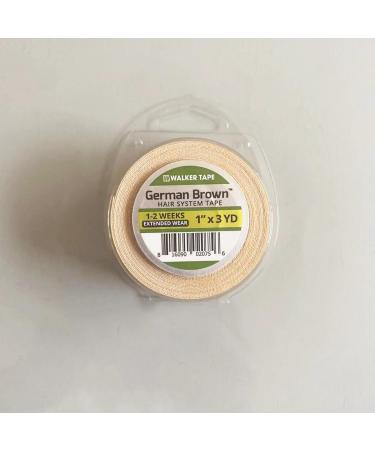 3yards German Brown double side tape wig toupee tape hair tape (1inchx3yards) - Buy Online on GoSupps.com