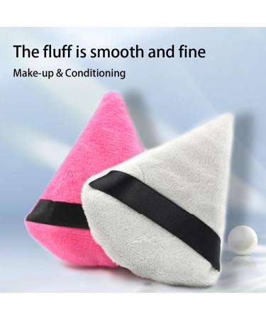 dijiusidy Makeup Sponge Face Foundation Soft Smooth Powder Puff Portable Flocking Triangular Shape Cosmetic Tool Home Dresser Room - Buy Online on GoSupps.com
