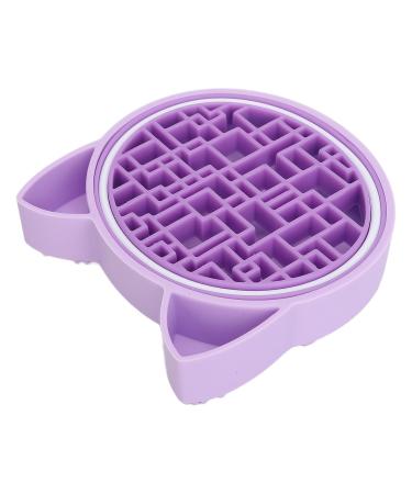 Makeup Brush Cleansing Mat & Bowl - Cat Shaped Skin Friendly Purple | Perfect for Daily Use & Various Brushes - Buy Online on GoSupps.com
