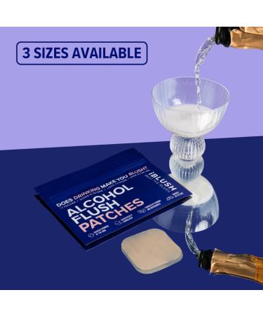 Alcohol Flush Patches Discreet Easy-to-Wear Support for Redness & Drinking Discomfort | Non-Ingestible Option for Asian Glow & Alcohol Sensitivity | 12 Patches 12 Count (Pack of 1) - Buy Online on GoSupps.com