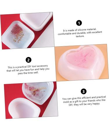 Tofficu 6 Pcs Dish Silicone Mold Molde De Para Resina Square Tray Keychain Mold Diy Plate White - Buy Online on GoSupps.com